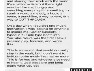 J Cole – procrastination (broke)